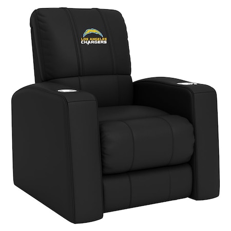 Dreamseat Home Theater Recliner with  Los Angeles Chargers Secondary Logo XZ418301RHTCDBLK-PSNFL20076